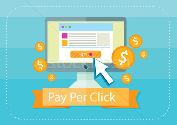 Pay per click internet advertising model Stock photo © robuart