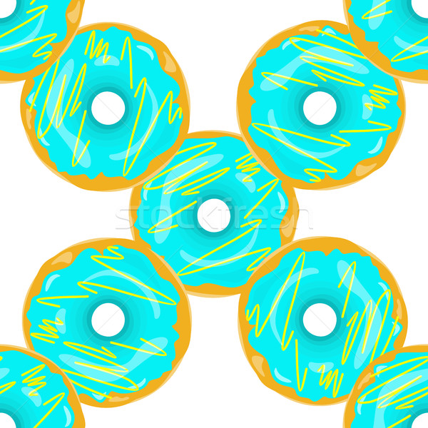 Donut Textur Muster cute Donuts Stock foto © robuart