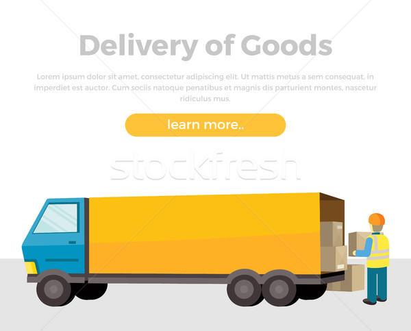 Delivery of Goods Stock photo © robuart