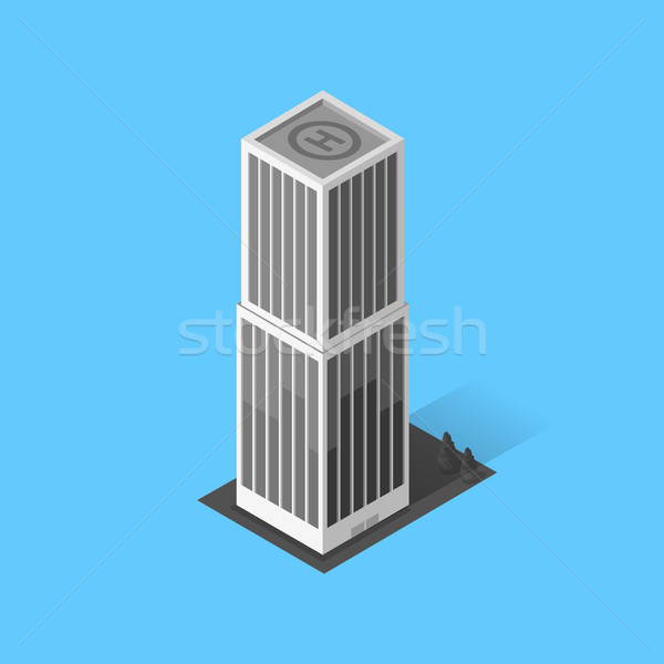 Небоскребы дома здании икона небоскреба логотип Сток-фото © robuart