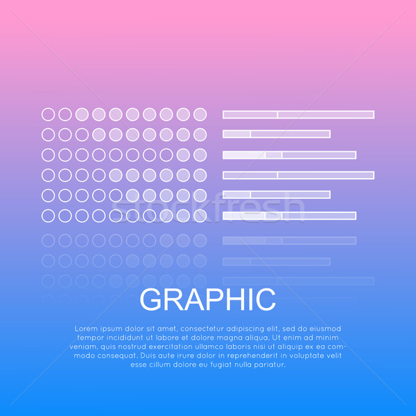 Grafica diagrammi testo luce lungo bianco Foto d'archivio © robuart