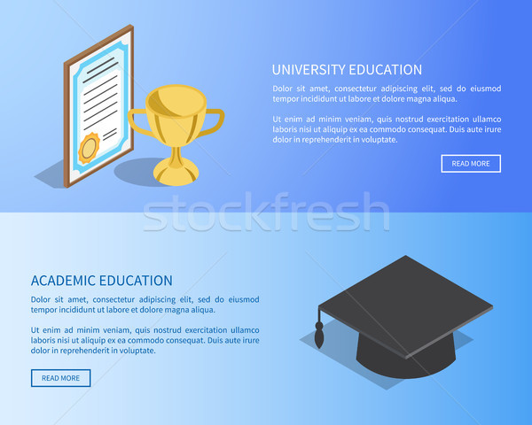 University and Academic Education Internet Page Stock photo © robuart