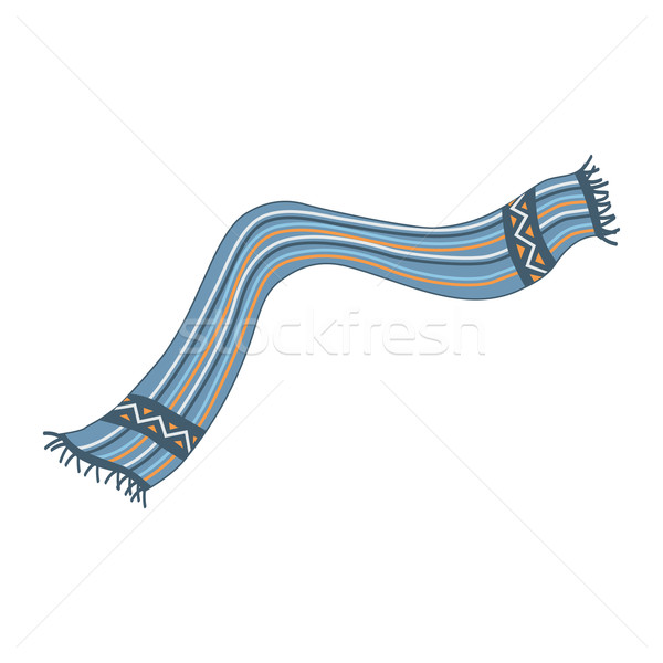 Striped Scarf Isolated Stock photo © robuart