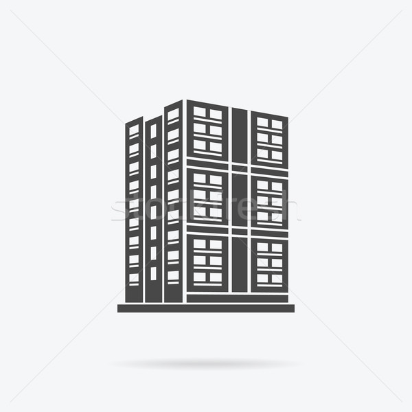 Skyscrapers House Building Icon Stock photo © robuart