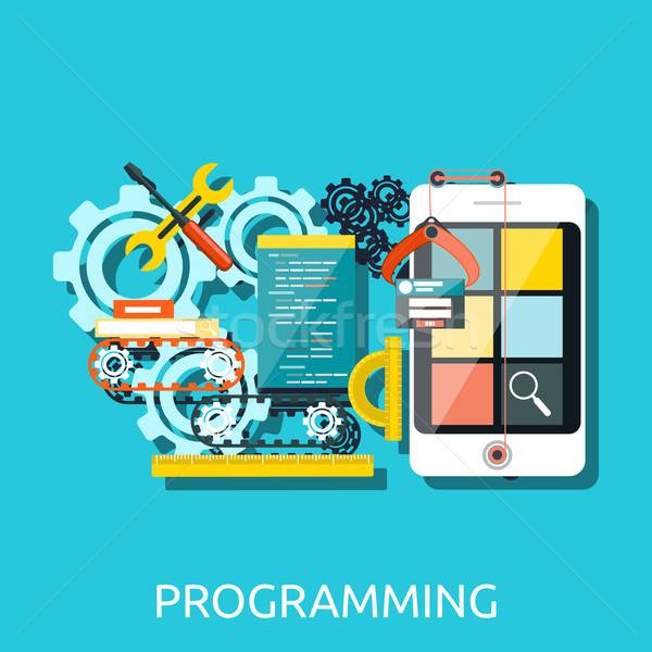 App Development Programming Concept Stock photo © robuart