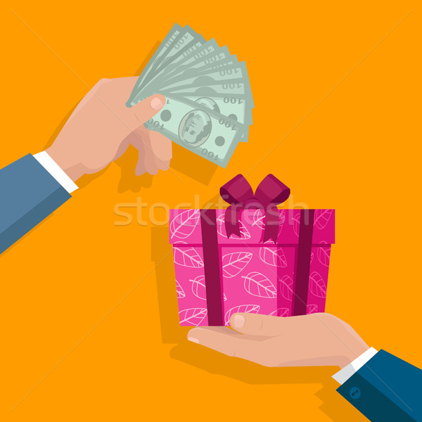 Foto stock: Regalos · vector · diseno · compra · sorpresa