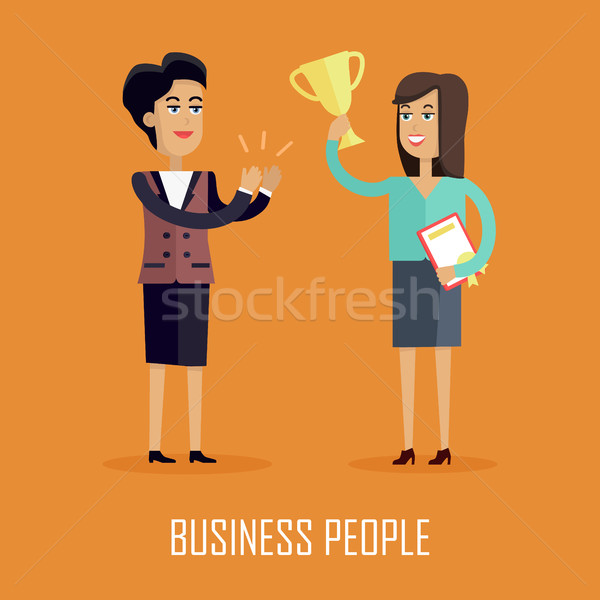 Business People Concept Vector in Flat Design.    Stock photo © robuart