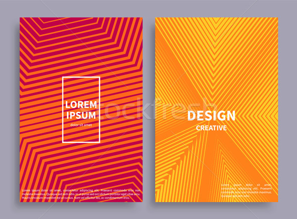 Design Creative Banners Set Vector Illustration Stock photo © robuart