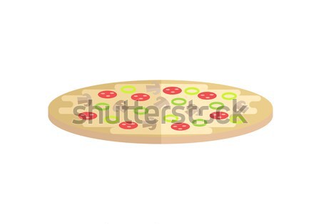 Zdjęcia stock: Pizza · stylu · projektu · tradycyjny · włoski · warzyw