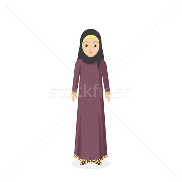 Saudi Arabia Traditional Clothes People Stock photo © robuart