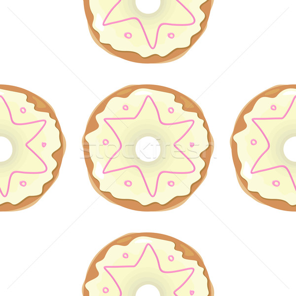 Donut Seamless Background Texture Pattern Stock photo © robuart