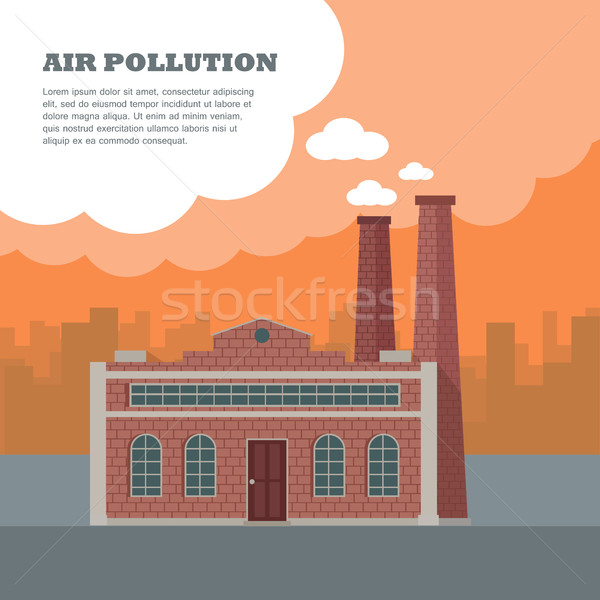 Air Pollution Concept Stock photo © robuart