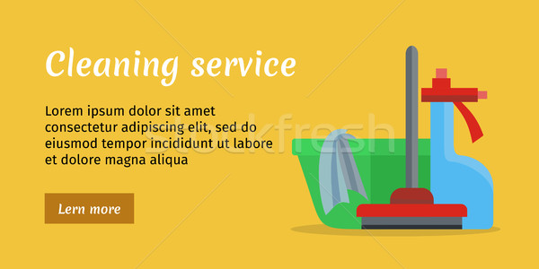 Cleaning Service Banner Stock photo © robuart