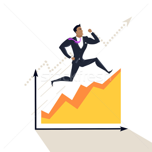 Business Success Vector Concept in Flat Design, Stock photo © robuart