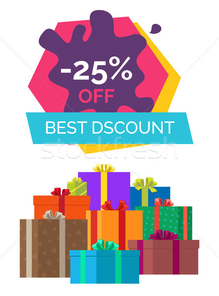 -25 Off Best Discount Exclusive Sale Poster Gifts Stock photo © robuart