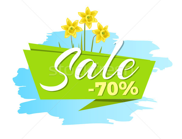 Sale 70 Off Sticker Daffodil Narcissus Bulbous Stock photo © robuart