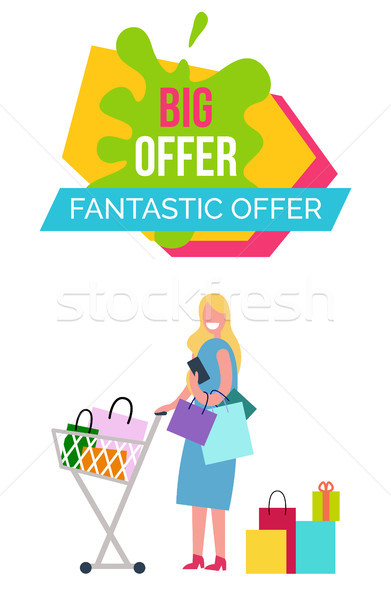 Big and Fantastic Offer on Vector Illustration Stock photo © robuart