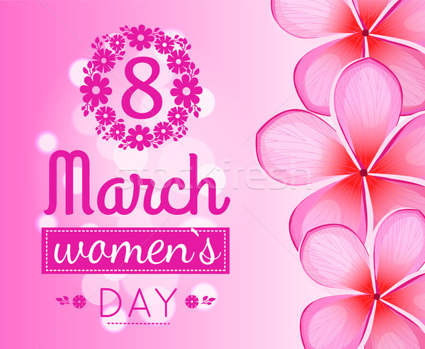 International Womans Day Holiday on Eight of March Stock photo © robuart