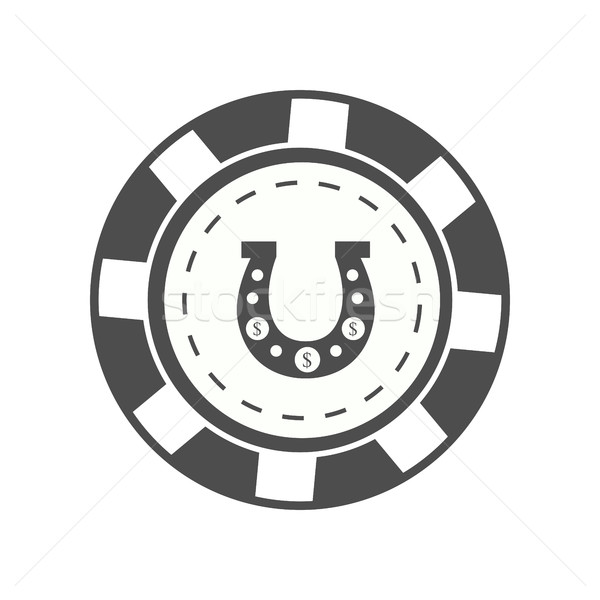 Gambling chip Vector Illustration Stock photo © robuart