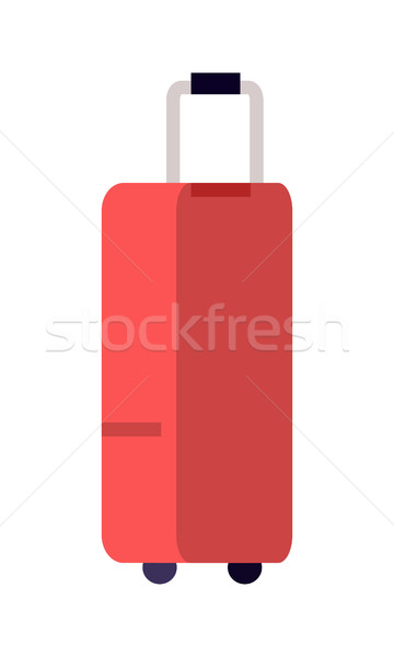 Illustration of Red Suitcase Stock photo © robuart