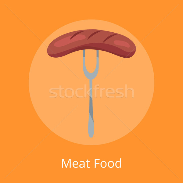 Meat Food Fried Sausage Traditional German Snacks Stock photo © robuart