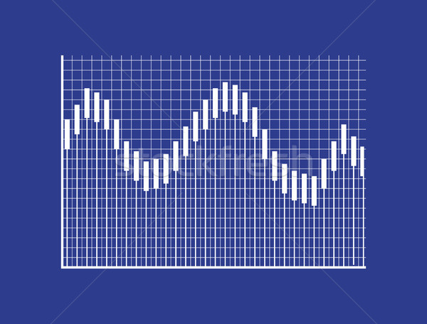 Visual Graphic with Thin Bars on Checkered Field Stock photo © robuart
