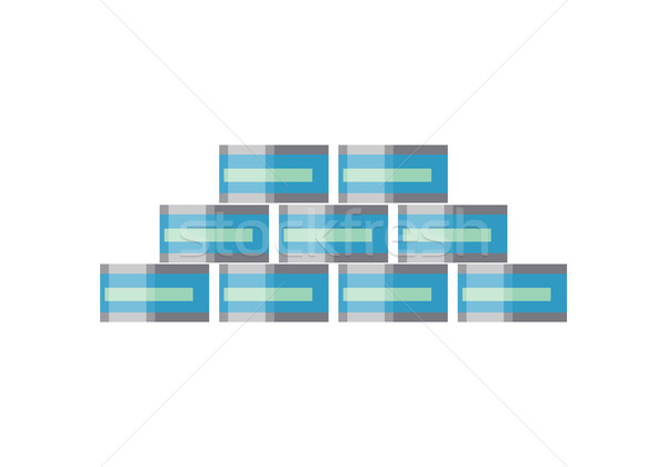 Canned Goods with Blue Label Stock photo © robuart
