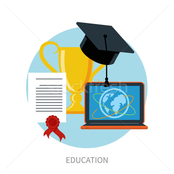 Knowledge collected from around the world concept Stock photo © robuart