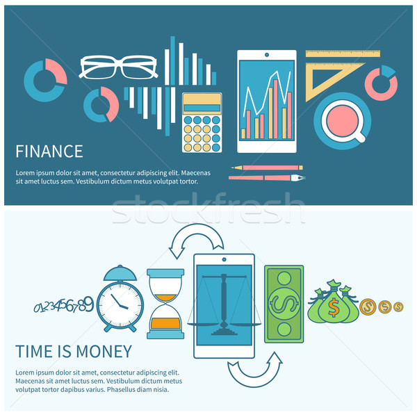 Time is money and finance concept Stock photo © robuart