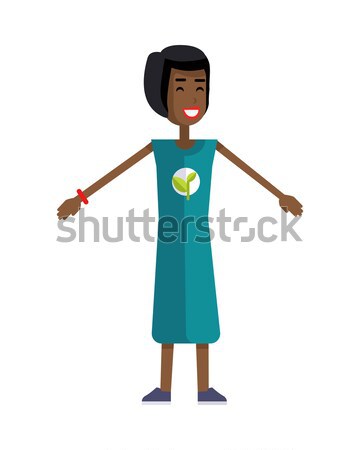 Young Ecologist Character Vector Illustration. Stock photo © robuart