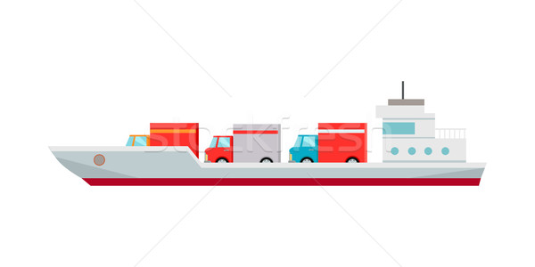 Ship Worldwide Warehouse Delivering. Logistics Stock photo © robuart