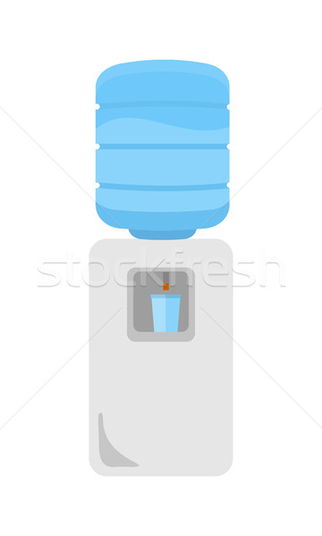 Wasser grau Kunststoff Flasche sauber blau Stock foto © robuart