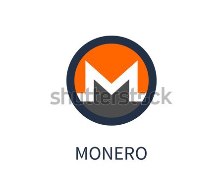 Monero Cryptocurrency Icon Vector Illustration Stock photo © robuart
