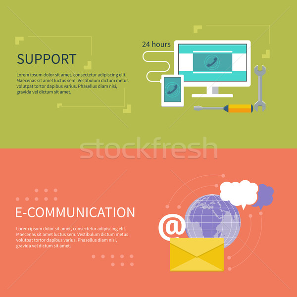 Support with different item icons Stock photo © robuart