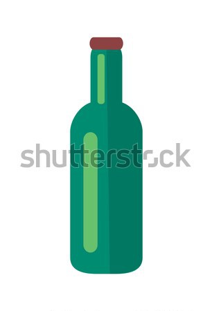 Glass Bottle of Beer Isolated Illustration Stock photo © robuart