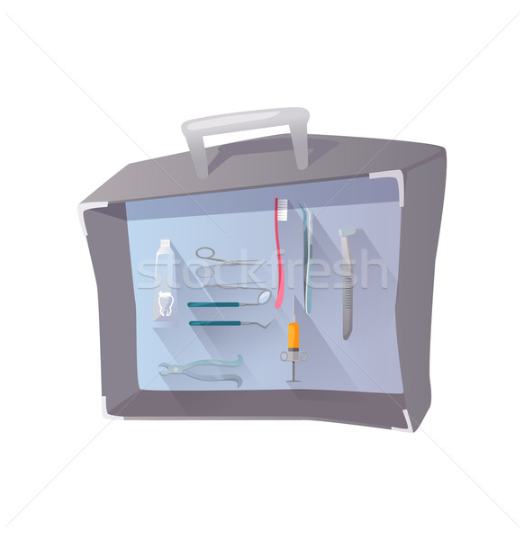 Tools and Items on Theme of Stomatology Stock photo © robuart