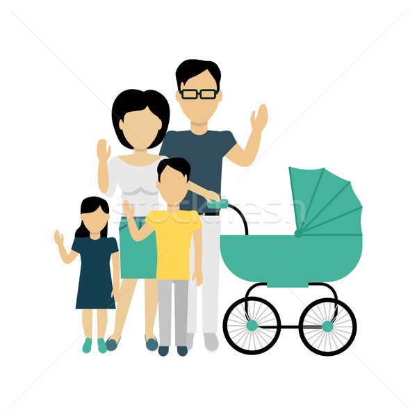 Happy Family Concept Banner Design Vector Illustration C Robuart
