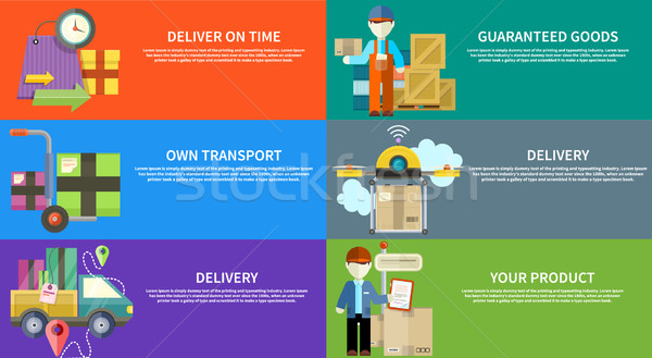 Concept of services in delivery goods Stock photo © robuart