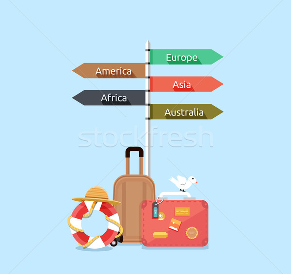 Travel Asia America, Europe, Africa, Australia Stock photo © robuart