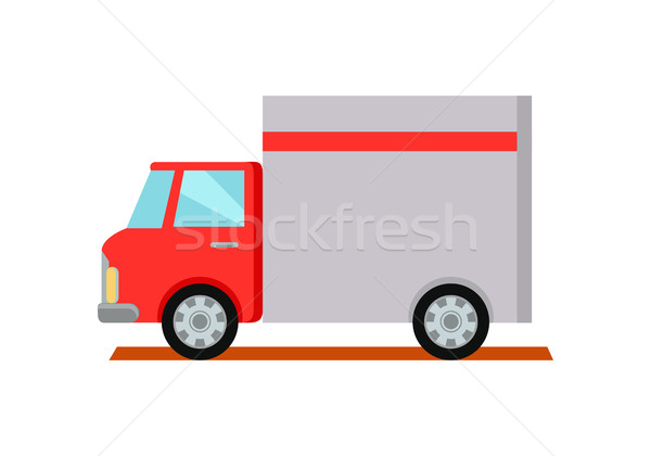 Lorry Truck Worldwide Warehouse Delivering. Stock photo © robuart