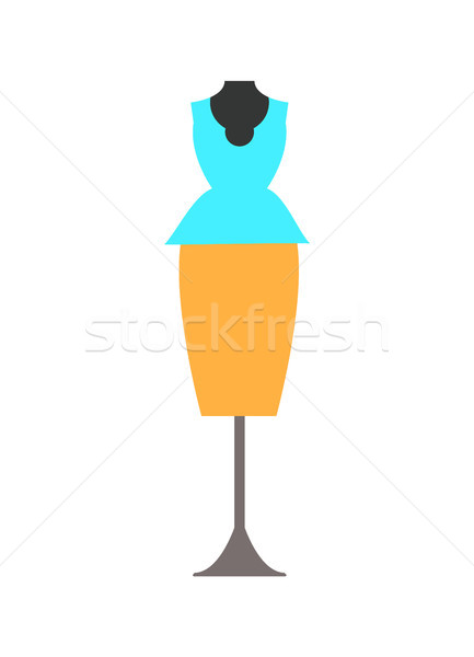 Mannequin with Skirts Blouse Vector Illustration Stock photo © robuart