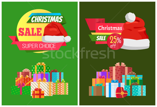 Сток-фото: Рождества · скидка · горячей · цены · реклама · огромный