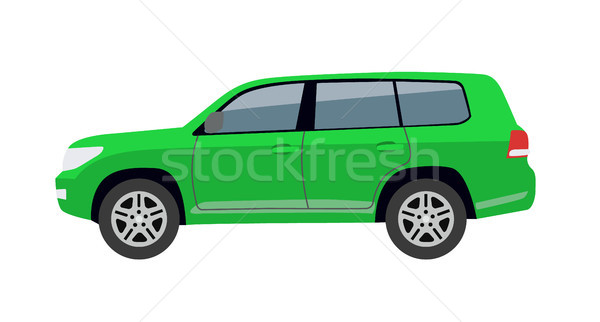 Hatchback Car Body Toy Auto Vector Illustration Stock photo © robuart