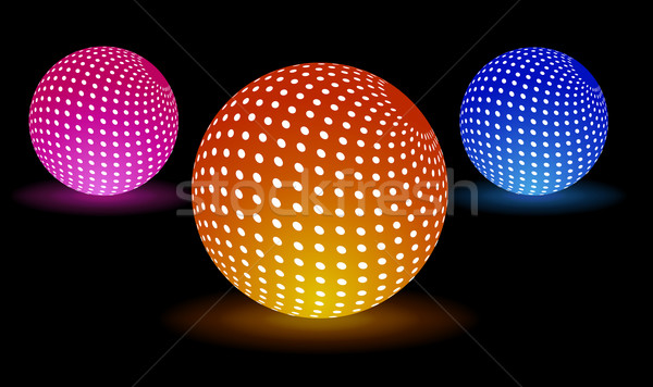Digital light balls Stock photo © robuart