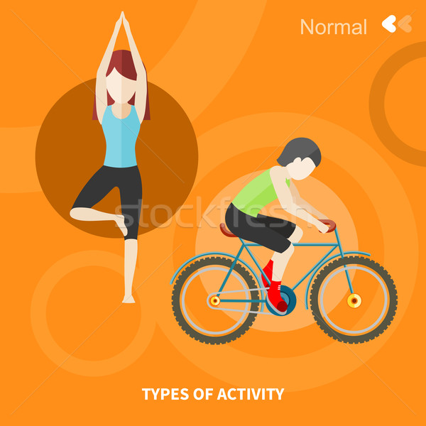 Egészséges életstílusok minden nap tevékenység magas normális Stock fotó © robuart