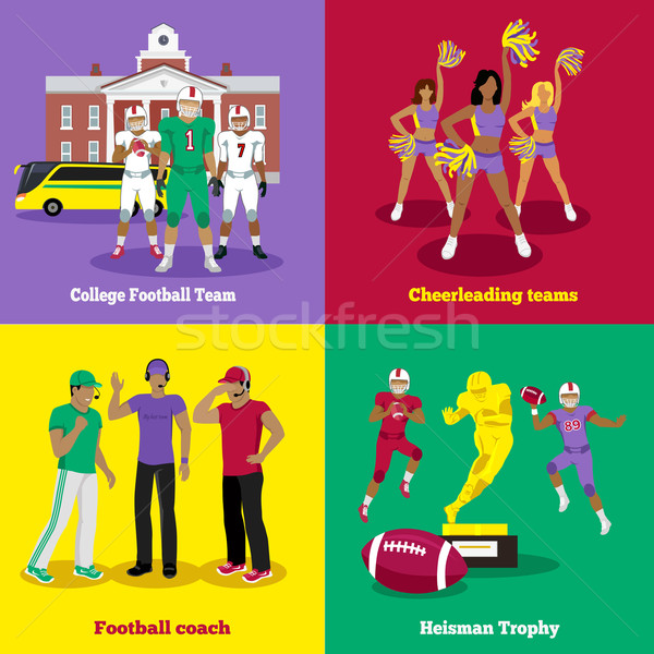 Trophy, Football Coach and Team Stock photo © robuart