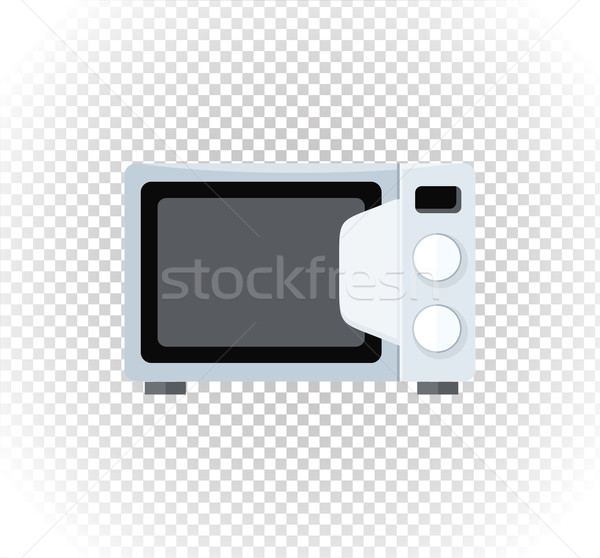 Sprzedaży gospodarstwo domowe urządzenia mikrofala elektronicznej urządzenie Zdjęcia stock © robuart