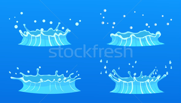 Springs Set Characterized by Discharge of Water Stock photo © robuart