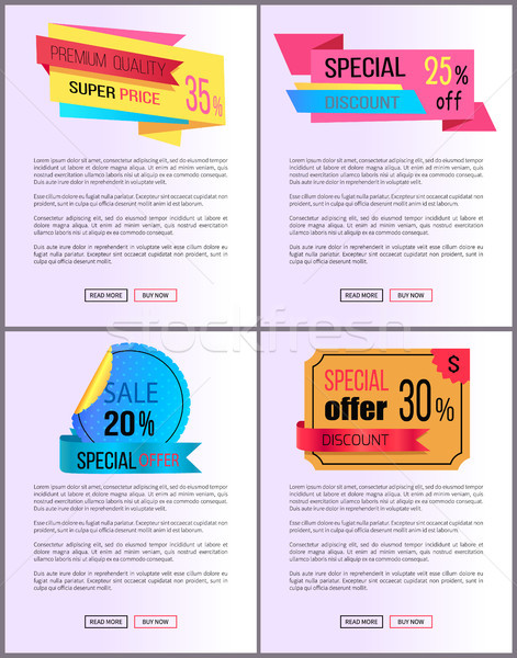 Sale Special Offer Order Buy Now Web Poster Vector Stock photo © robuart