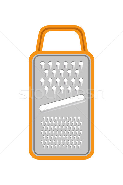 Grater Icon Isolated on White Vector Illustration Stock photo © robuart